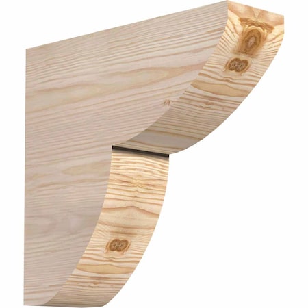 Ekena Millwork Crestline Smooth Rafter Tail, Douglas Fir, 3 1/2"W x 12"H x 12"L RFT04X12X12CRE00SDF